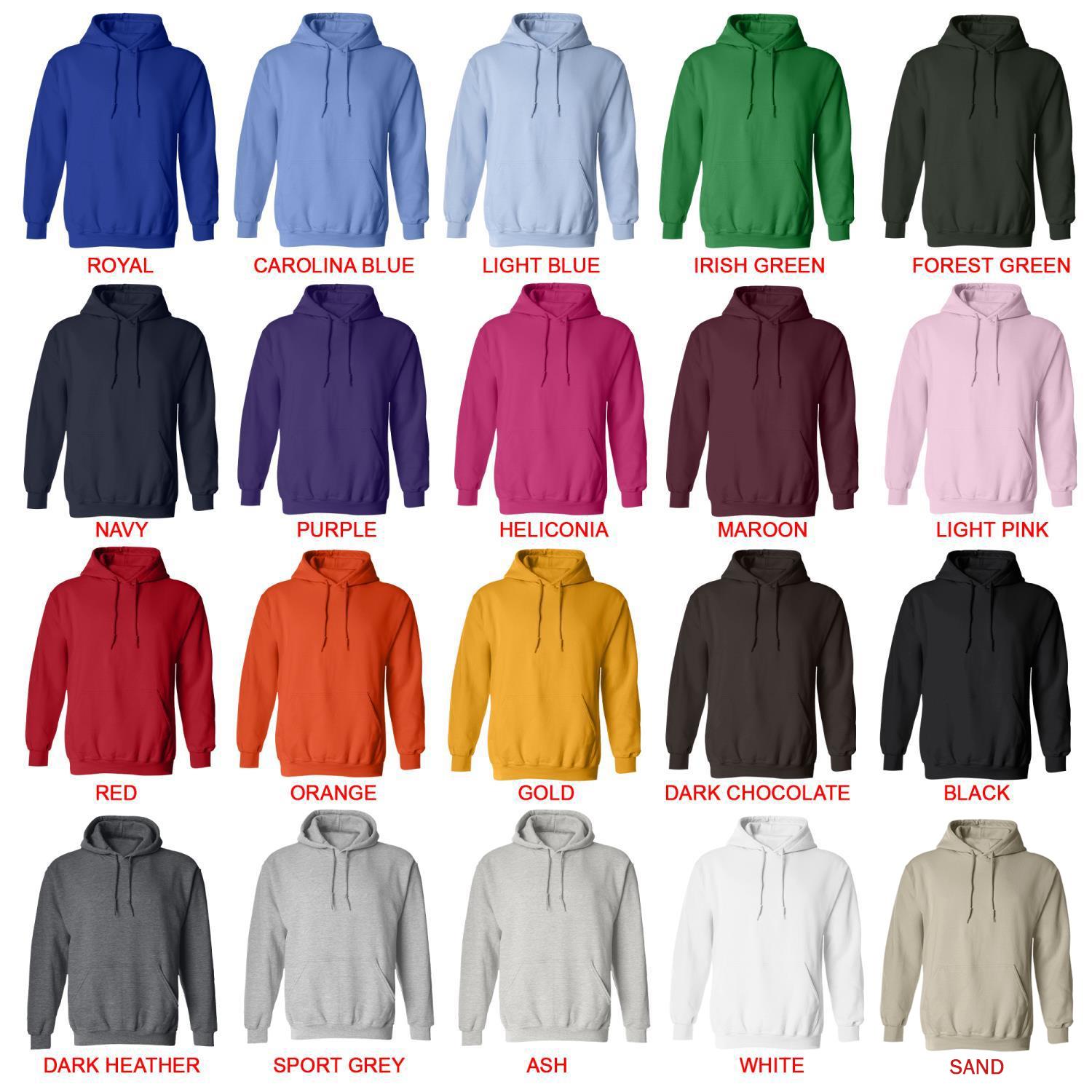 hoodie color chart - The Fragrant Flower Blooms With Dignity Store