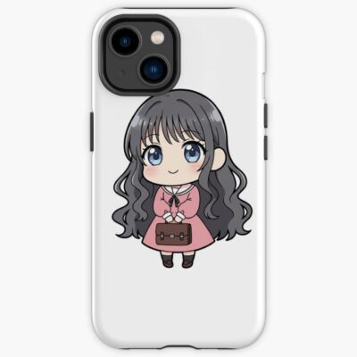 Kaoruko Waguri Cute Long Haired Chibi Girl Illustration Iphone Case