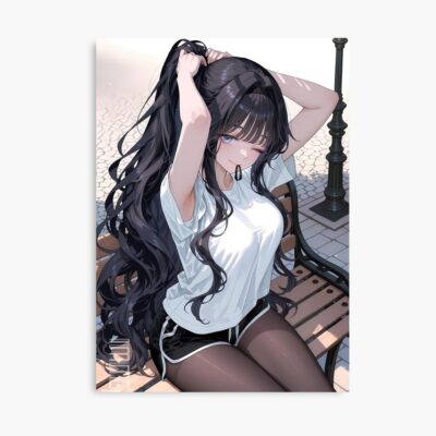 Fragrant Kaoruko Waguri Style Anime Girl Waifu Poster