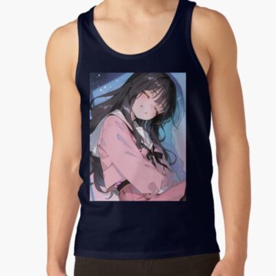 Dreamlike Smile Fragrant Flower Blooms Dignity Anime Tank Top