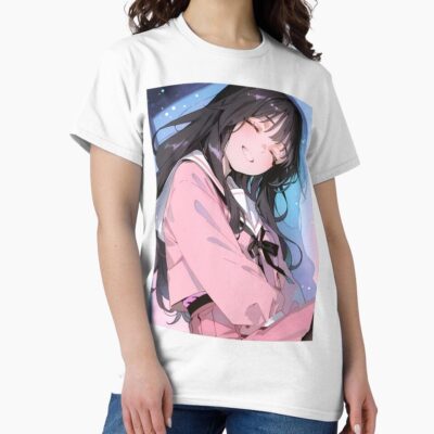 Dreamlike Smile Fragrant Flower Blooms Dignity Anime T-shirt