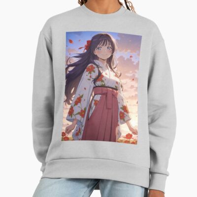 Fragrant Kaoruko Waguri Sunset Yukata Girl Sweatshirt