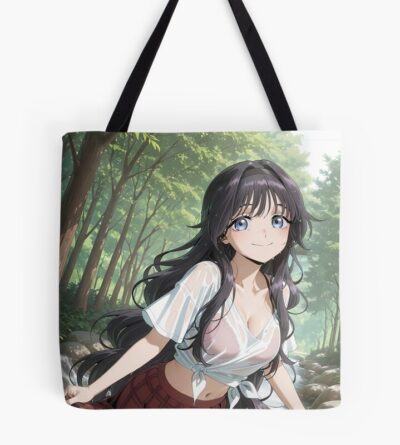 Fragrant Kaoruko Waguri Summer Anime Girl Tote Bag