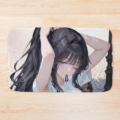 Fragrant Kaoruko Waguri Sporty Park Style Bath Mat
