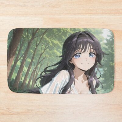 Fragrant Kaoruko Waguri River Adventure Summer Bath Mat