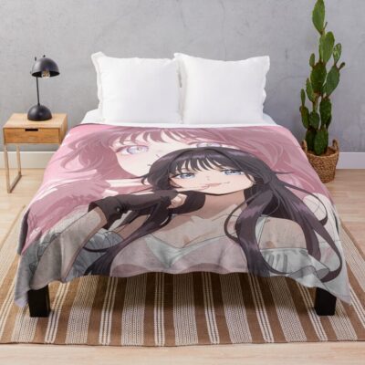 Kaoruko Waguri Idol Charm Fragrant Flower Throw Blanket