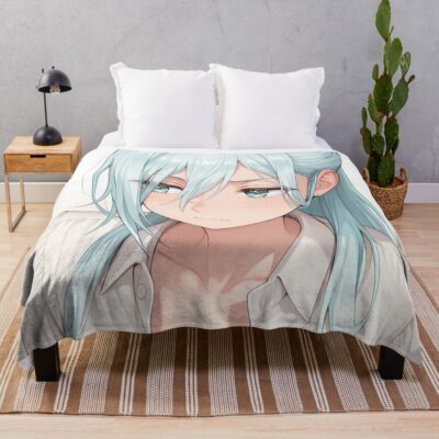 Fragrant Subaru Hoshina Pastel Dreamy Expression Throw Blanket