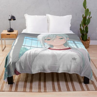 Subaru Hoshina Waifu Dreamy Gym School Throw Blanket
