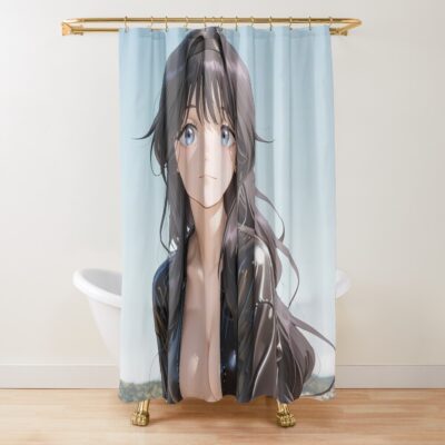 Kaoruko Waguri Bold Rider Fragrant Flower Shower Curtain