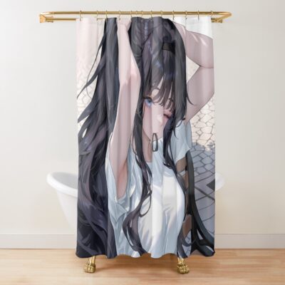 Fragrant Kaoruko Waguri Sporty Style Shower Curtain