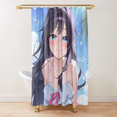 Fragrant Kaoruko Waguri Summer Bikini Ocean Shower Curtain