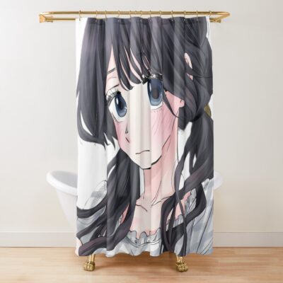 Kaoruko Waguri Cute Face Shower Curtain