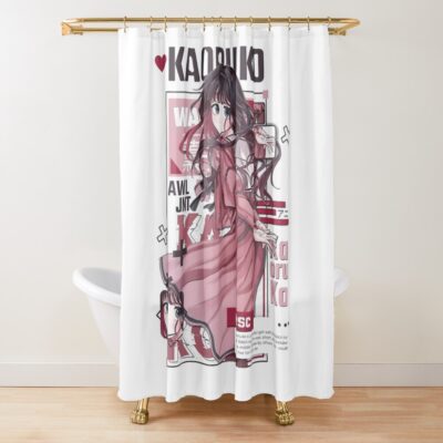 Kaoruko Waguri Pastel Dreamy Expression Shower Curtain