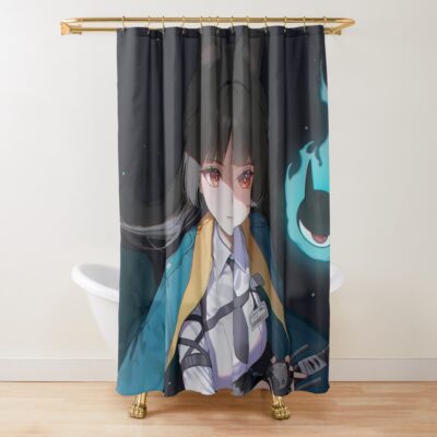 Fragrant Subaru Hoshina Kawaii Dreamy Pastel Shower Curtain