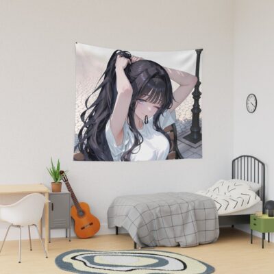 Fragrant Kaoruko Waguri Sporty Park Style Tapestry