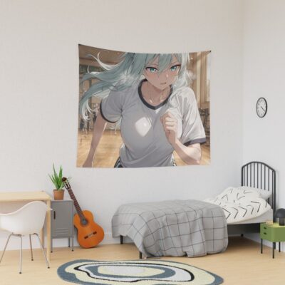 Fragrant Subaru Hoshina Waifu Anime Girl Pastel Tapestry