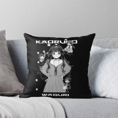 Kaoruko Waguri Anime Girl Throw Pillow